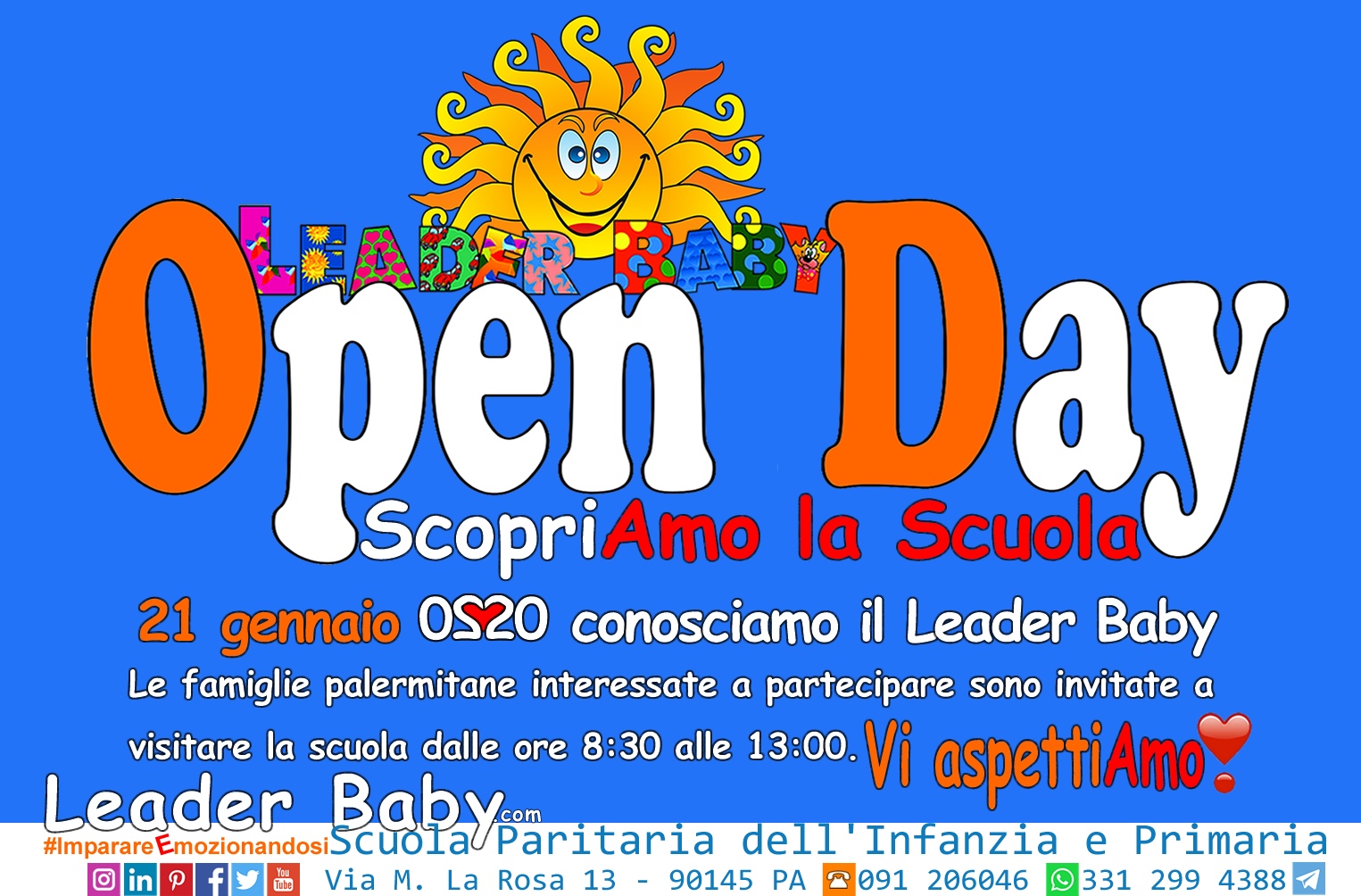 Locandina open day 2020