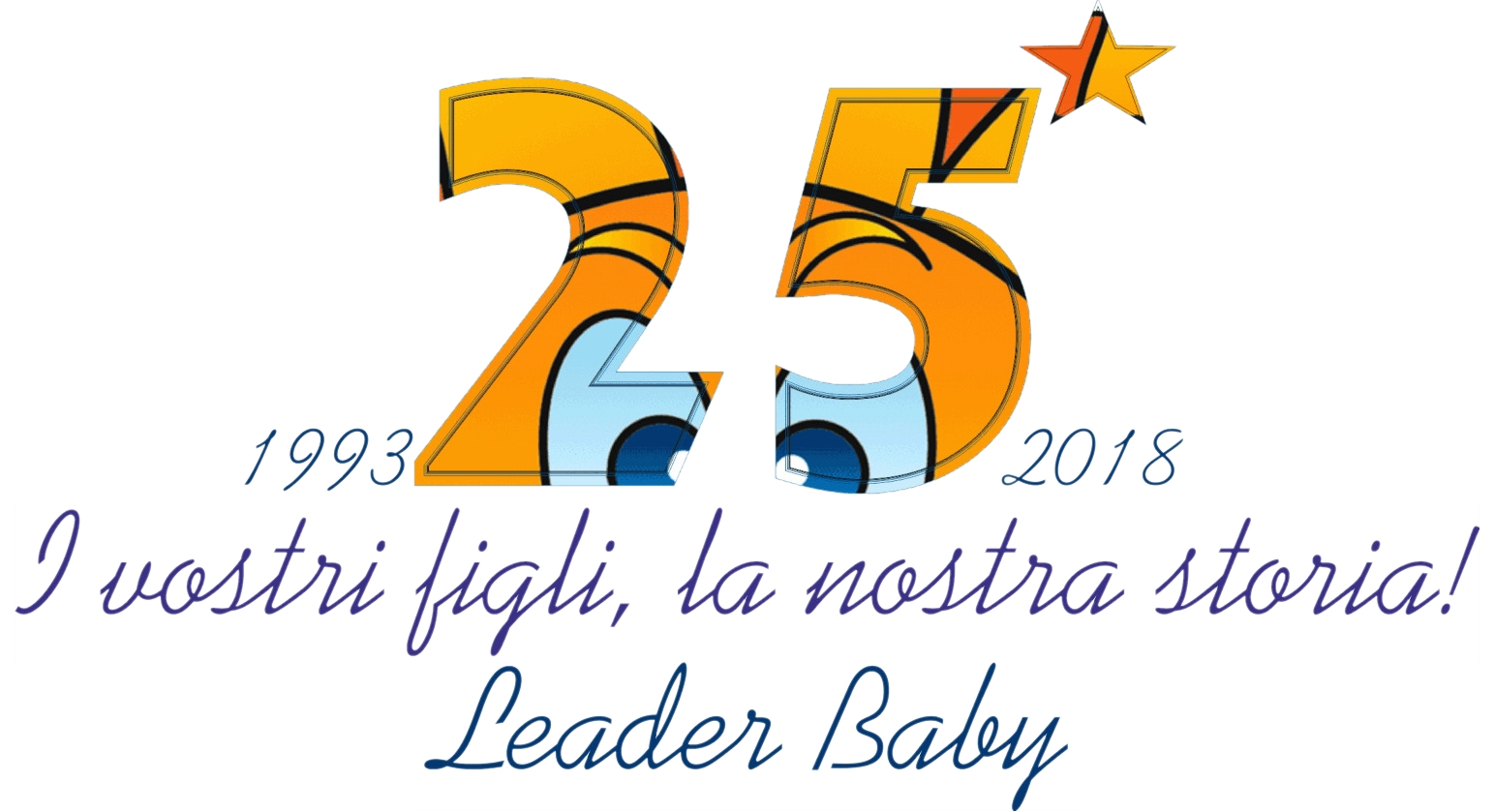 venticinquesimo anniversario dell'apertura della scuola Leader Baby - Logo